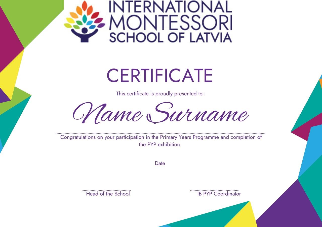 Certificate of Completion
